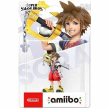 Купить аксессуары для приставок amiibo: Коллекционная фигура Amiibo Super Smash Bros. Collection NO. 92 - Sora Nintendo Switch интерактивный разноцветный пластик для + 5 летамищащий.