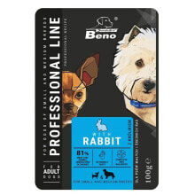 SUPER BENEK Super beno adult small and medium rabbit wet dog food 100g