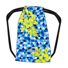 TURBO Blue Hawaii Drawstring Bag