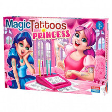 FALOMIR Magic Princesses Tattoos Board Game