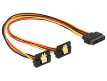Компьютерные кабели и коннекторы DeLOCK 60159 кабель SATA 0,3 m SATA 15-контактный Разноцветный