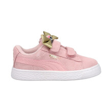 Puma Suede Classic Light Flex Bow V Toddler Girls Pink Sneakers Casual Shoes 38