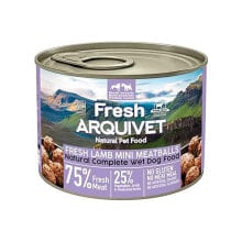 ARQUIVET Fresh lamb mini meatballs wet dog food 200g