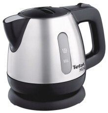 Electric kettles and thermopots tEFAL Mini BI8125 - 0.8 L - 2200 W - Black,Stainless steel - Water level indicator - Cordless