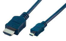 MCL Samar MCL MC386-2M - 2 m - HDMI Type A (Standard) - HDMI Type D (Micro) - 3D - Black
