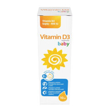 Витамин D Vitamin D3 baby ---Витамин D3 детский 400 МЕ капель 10 мл