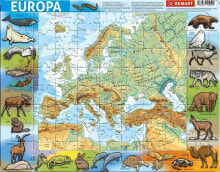 Деревянные пазлы для детей Frame Puzzle Demart - Physical Europe