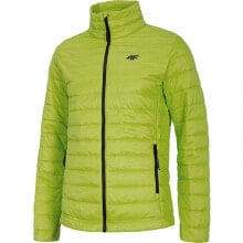 Мужские спортивные куртки Мужская куртка спортивная зеленая без капюшона 4F M H4L20-KUMP004 45S