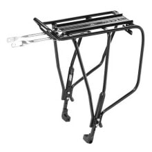 Luggage racks and baskets for bicycles