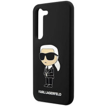 KARL LAGERFELD KLHCS23SSNIKBCK S23 S911 Silicone Ikonik phone case