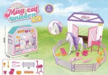 Educational play sets and action figures for children