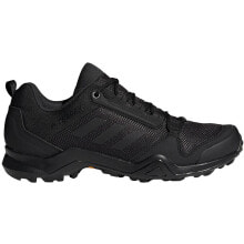 Мужская спортивная обувь для треккинга Мужские кроссовки спортивные треккинговые черные текстильные низкие демисезонные  Adidas Terrex AX3