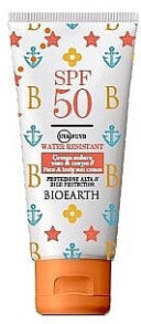 Sonnenschutzcreme für Gesicht und Körper - Bioearth Sun Love Face And Body Sun Cream SPF50