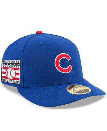 Купить мужские головные уборы New Era: Men's Royal Chicago Cubs National Baseball Hall of Fame Low Profile 59FIFTY Fitted Hat