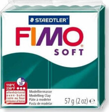 Fimo Plastic mass, thermosetting Soft, emerald 57g