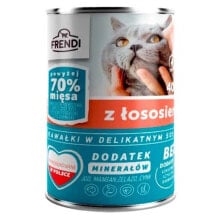 FRENDI Salmon chunks in delicate sauce wet food for cat 400g