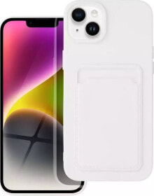 4kom.pl Futerał CARD CASE do IPHONE 14 PLUS biały