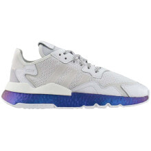 Мужские кроссовки мужские кроссовки adidas Nite Jogger Lace Up Mens White Sneakers Casual Shoes FV3746