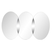 Настенное зеркало DKD Home Decor Чёрный Деревянный Стеклянный современный круги 119 x 2 x 70 cm