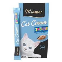 MIAMOR Cat Cream Junior 6 x cat treat 15g