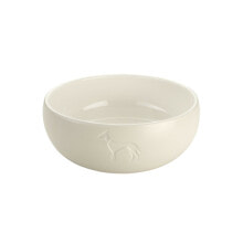 Dog Feeder Hunter White Ceramic Silicone 550 ml Modern
