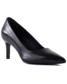 Купить черные женские туфли на каблуке Seychelles: Seychelles Motive Leather Pump Women's