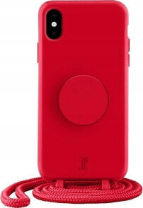 Just Elegance Etui JE PopGrip iPhone X/XS czerwony/cyber red 30016 (Just Elegance)