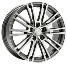 Колесный диск литой 2DRV WH18 daytona grau hochglanzpoliert 8x18 ET45 - LK5/112 ML66.6