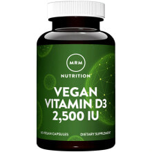Витамин Д MRM Vegan Vitamin D3 Vitamin D3 для веганов 2500 МЕ 60 веганских капсул