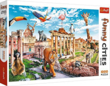 Купить пазлы для детей Trefl: Trefl Puzzle 1000 elementów Funny Cities Dziki Rzym