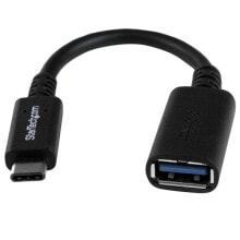 StarTech.com USB31CAADP USB кабель 0,15 m 3.2 Gen 1 (3.1 Gen 1) USB C USB A Черный