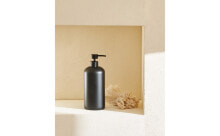 Black resin shower dispenser