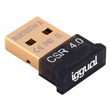 Bluetooth Adaptor 4.0 iggual 2.4 GHz (1 Unit)