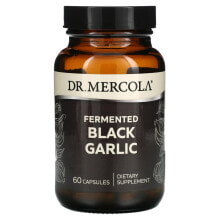 Garlic dr. Mercola, Fermented Black Garlic, 60 Capsules