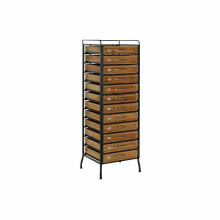 Chest of drawers DKD Home Decor Iron Fir (40 x 33 x 122 cm)