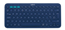 Клавиатуры logitech K380 клавиатура Bluetooth QWERTY Британский английский Синий 920-007581