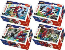 Купить пазлы для детей Trefl: Trefl Puzzle 54el Mini Disney Marvel Czas na Spider- Mana 54164 Trefl 19605,19606,19607,19608