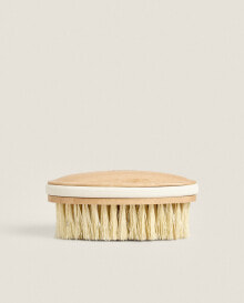 Wood and silicone brush