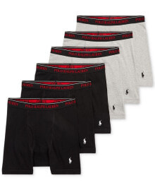 Купить женские трусы Polo Ralph Lauren: Men's 5 +1 Free Bonus. Classic-Fit Cotton Boxer Briefs