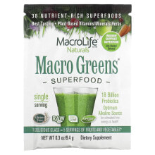Суперфуды Macrolife Naturals, Macro Greens, Superfood, 10 oz (283.5 g)