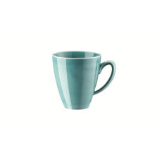 Rosenthal Mesh Aqua Becher mit Henkel Henkelbecher blau 0,35 ltr