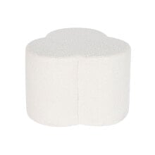 Footrest DKD Home Decor White 53 x 53 x 40 cm