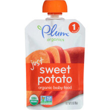 Детское пюре детское пюре Plum Organics 6 шт, сладкий картофель