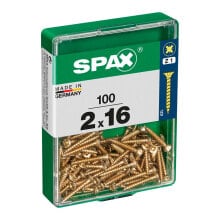 SPAX Yellox 2.0x16 mm Flat Head Wood Screw 100 Units