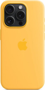 Apple Apple iPhone 15 Pro Silicone Case with MagSafe sunshine