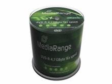 MediaRange MR442 чистый DVD 4,7 GB DVD-R 100 шт