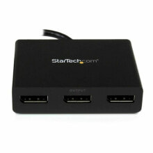 USB Hub Startech MSTDP123DP Black