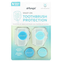 Купить средства по уходу за полостью рта Dr. Tung's: Snap-On Toothbrush Protection, Fresh Mint, 1,600 mg