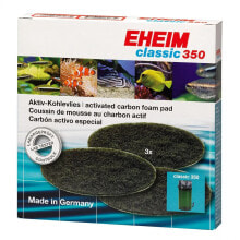 Купить товары для рыб и рептилий Eheim: EHEIM Classic 350 (2215) carbon fine filter pad 3 pieces