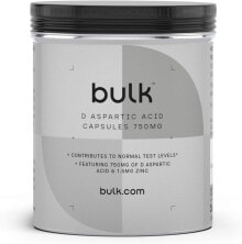 Аминокислоты или BCAA для спортсменов Bulk Powders D Aspartic Acid 750 mg – 120 Capsules